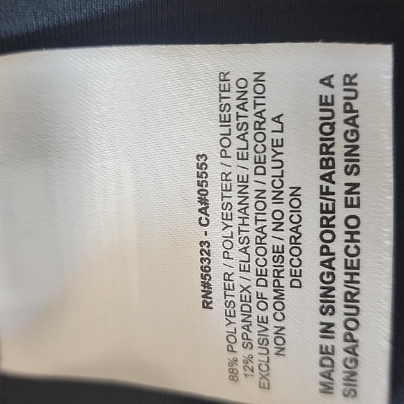 Nike Women's Dri-FIT V-Neck Tops - Black and White Sold Together - Picture 5 of 5